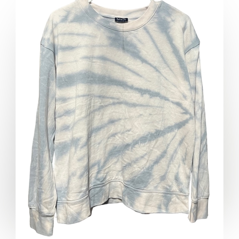 Splendid Blue Tie-Dye Pullover M